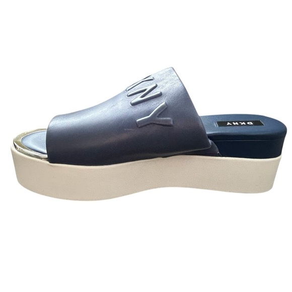 DKNY Slip-on Platform Mule Sandals Sz 10 - Picture 4 of 13